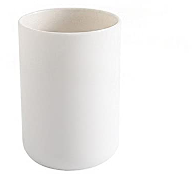KerDejar Gobelet en plastique pour salle de bain - 300 ml, Blanc, 7.3x10.5cm/2.87x4.13in