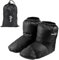 Tentock Daunenschuhe Gänse Daunen Socken Cozy Moonboots Bettschuhe Winter WäRme Hausschuhe Leicht Weich Unisex Winddicht Wasserdicht Indoor Zelt Schlafsackschuhe Camping(schwarz M)
