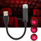 Auto Innenraum Dach LED Stern Licht USB Atmosphäre Sternenhimmel Nacht Projektor Lampe für Auto, Decke, Schlafzimmer Rot