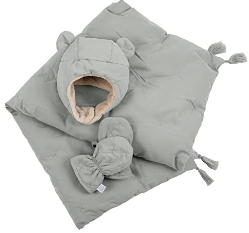Zubehör (Wagen und Kinderwagen) Marke ONNA. Modell Set Mütze, Handschuh und Daunendecke