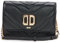 DKNY Women's Flap Crossbody, Black/Gold