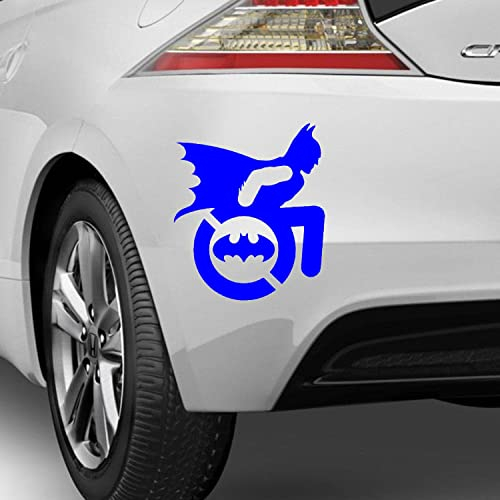 myrockshirt Superheld Rollstuhl Rolli BAT Aufkleber Sticker Autoaufkleber Größe & Farbe wählbar
