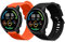 kwmobile 2X Sportarmband kompatibel mit Xiaomi Mi Watch/Mi Watch Color Sport Armband - Fitnesstracker Band Set aus TPU Silikon