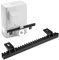 CO-Z Crémaillères pour Portail Coulissant 3 Pièces Module 4 34cm Crémaillères en Nylon Accessoires de Quincaillerie de Rail de Porte Coulissante Électrique Lot de 3