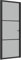 vidaXL Puerta Interior Corredera Entrada Corrediza Deslizante Cuarto de Baño Sala de Estar Salón Habitación de Vidrio y Aluminio Negro Mate