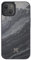 Woodcessories - Magnetisches Bumper Case für iPhone 15 kompatibel mit MagSafe, Hülle mit Magnet aus Stein, Camo Grau