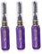 minkissy Haarfärbemittel Vorübergehend 3St Halloween-Haarfärbemittel Haarfärbewachs temporäres Haarfärbemittel einmal Haarfärbemittel Färbendes Wachs Einweg Haarcreme Material Violett