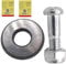 D.X&PZLS Tile Cutting for Ceramic Tiles, 2 Set Tile Cutter Wheel Metal Alloy Manual Tile Cutter Cutting Replacement Wheel with Bolt for Manual Tile Cutter, 16x6x3mm