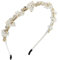 scicent Stirnband Vintage Strass Stirnbänder Elastisch Haarbänder Glitzer Perle Haarbänder für Damen Verstellbare Haarband mit Kristall Modische Haarschmuck für Frauen und Mädchen Party Deko - 28911