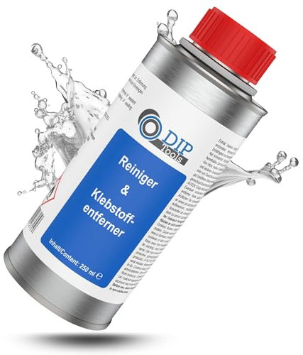 DIP Tools Reiniger und Klebstoffentferner, für glatte und poröse Flächen, Wartung Montagearbeiten Dichtflächen Klebflächen, Entfetter Kaltreiniger Industriereiniger Reiniger Cleaner Entferner