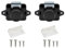 2PCS Push Button Latch Catch Drawer Replacement Keyless Door Lock Cupboard Door Motorhome Caravan Cabinet Knob Zinc Alloy Pop Up for 15-18mm Thickness Cabinet Boat Horsebox Camper Van RV Black
