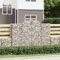 Tidyard Gabionen mit Hochbogen 7 STK.Steinkorb Drahtkorb Dekorativ,Gabionenkörbe Verstärkte Gabionenhaken,Gabionenwand Gabionen Zaun Garten Steingabione200x50x140/160cm Verzinktes Eisen