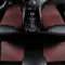Auto FußMatten für Porsche Panamera 2009 2010 2011-2016 LHD, Nach Maß Leder Auto Fussmatten, Wasserfest Antirutsch Allwetterschutz Auto Teppich, Vorne und Hinten Automatten Set,E Coffee
