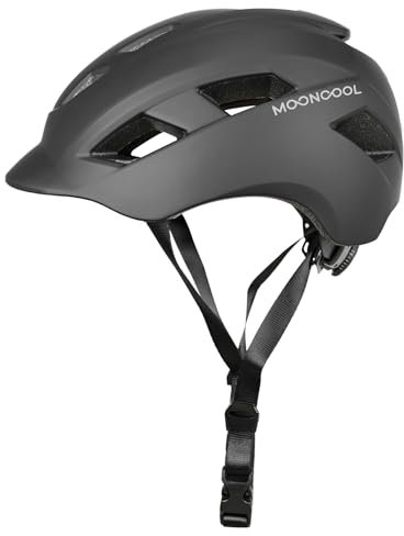 Meulbaty Ultraleichter Fahrradhelm für Damen Herren Kinder Fahrrad - Grau