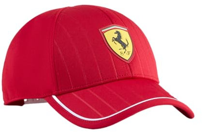 PUMA Cappellino della Squadra Scuderia Ferrari F1 2025 - Rosso - Taglia Unica