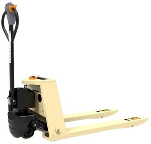 Hand Pump Push Pallet Truck Electric Powered Pallet Jack Truck 4400lbs Capacity, Lithium Power Pallet Truck, Fully Electric Pallet Jakcs for Material Handling Pallet Truck(68.5cm)