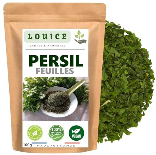 Persil Feuilles Séchées 100g - Herbe Aromatique Fraîche et Savoureuse pour Sublimer Vos Plats
