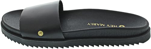 Hey Marly Casual Clean Black Pantolette Schwarz