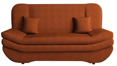 Mirjan24 Sofa Weronika mit Bettkasten und Schlaffunktion, Schlafsofa, Große Farb- und Materialauswahl, Couch vom Hersteller, Wohnlandschaft (Flow 09)
