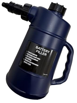 Asukohu 2L Battery Acid Filling Bottle With Comfortable Grip Handle Automotive Motorcycle Battery Maintenance Tool For Vehicles Ergonomic Grip Battery Water Bottle