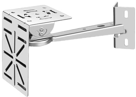 LeeQinersw Camera Mount Bracket Set Universal Security Camera Mount Bracket Heavy Duty Dome Camera Mount Support Accessory Easy to Install Long Arm Design Suitab, Stainless Steel