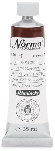 Chartpak 11610009 Norma Prof 35ml Paint, Burnt Sienna