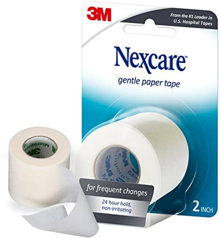 Nexcare Gentle Paper First Aid Tape, 2 Inches X 10 Yards, 0.2 Pound by Nexcare