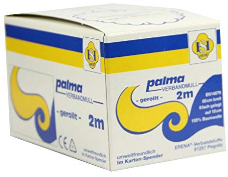 Palma Verbandmull 80 cm 2 m Rolle