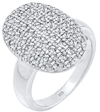 Elli PREMIUM Ring Damen mit Kristalle in 925 Sterling Silber