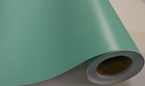 Könighaus (11,18/m2) Türkis Matt Autofolie 100 x 152 cm mit Luftkanälen + Gratis Rakel inkl. Anleitung