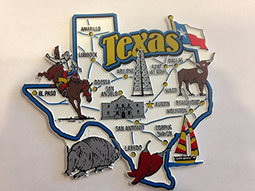Texas-Kühlschrankmagnet.