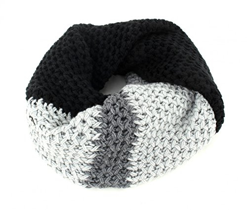 TOMMY HILFIGER Cocoon Snood Scarf Black Mix