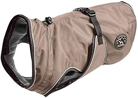 HUNTER UPPSALA Hundemantel, Wasserabweisend, Reflektierend, 80, Taupe