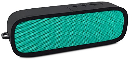 FANTEC Novi F20 Mobiler Bluetooth 4.1 Lautsprecher mit sattem Bass und eingebautem Mikrofon, türkis