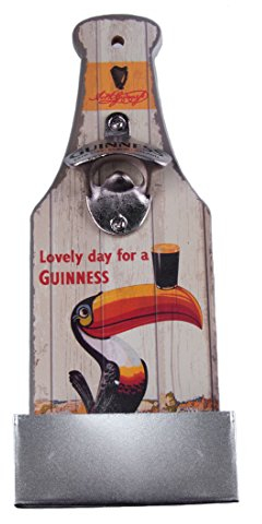 Guinness Bottle Opener And Catcher With Extra Stout Label Design