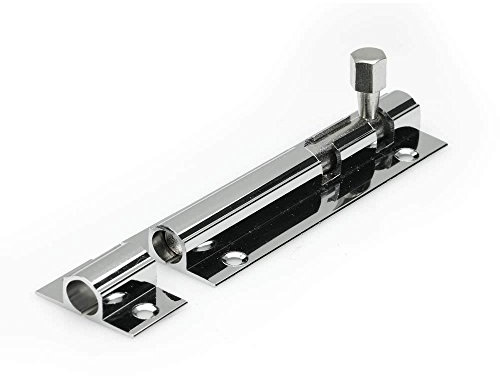Chrome Barrel Door Bolts - 75mm (B008LBD584) Pack of 2