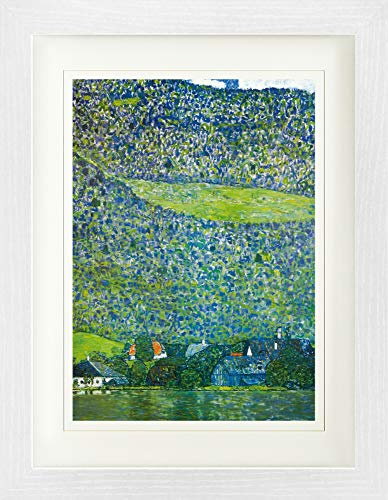 1art1 Gustav Klimt Poster Litzlberg Am Attersee, 1915 Gerahmtes Bild Mit Edlem Passepartout | Wand-Bilder | Im Bilderrahmen 40x30 cm