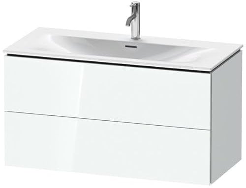 Duravit L-Cube Waschtischunterbau wandhängend LC6308, 1020x481 mm, 2 Schubkästen, für Viu 234410, LC630808585, Farbe: Weiß