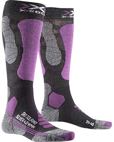 X-Socks X-Bionic X-Bionic Damen Ski Touring Silver 4.0 Socken, G052 Anthracite Melange/Magnolia, 42 EU X-Bionic X-Bionic Damen Ski Touring Silver 4.0 Socken, G052 Anthracite Melange/Magnolia, 42 EU
