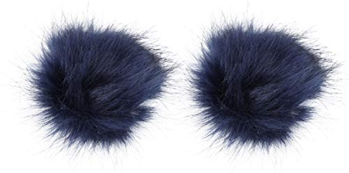 Holibanna 2st Nachgemachter Waschbärfuchspelzknäuel Kunstpelzball Diy Pelz Pom Pom Plüsch Pom Pom Bälle Bastelt Pompons Bälle Pom Pom Ball Ohrring Pom Pom Schlüsselbund Charme Pippen Bommel