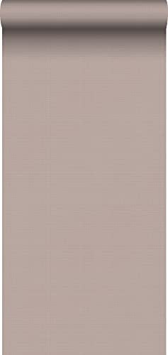 ESTAhome papier peint lin vieux rose - 139239-0,53 x 10,05 m