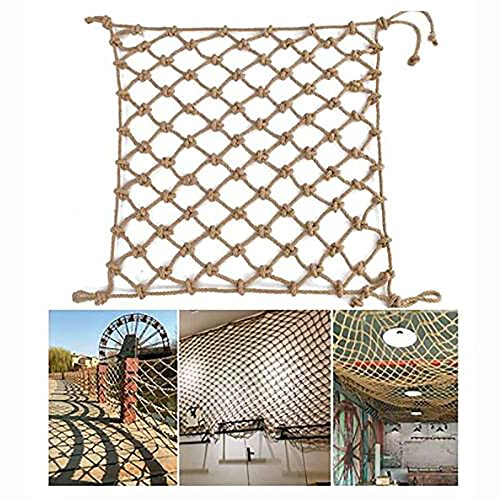 Yimihua Kletternetz, Outdoor-Seilnetz Erwachsene Kinder Kletternetz zum Netzen Frachtnetz Kletterseil Leiter Sportnetz5x8m(Size:2 * 3M(7 * 10ft))