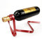 Magic Floating Wine Bottle Holder Anti Gravity Suspension Wine Holder for Single ​Bottle Tabletop Wine Display Rack ​for Office Home Decoration,Red