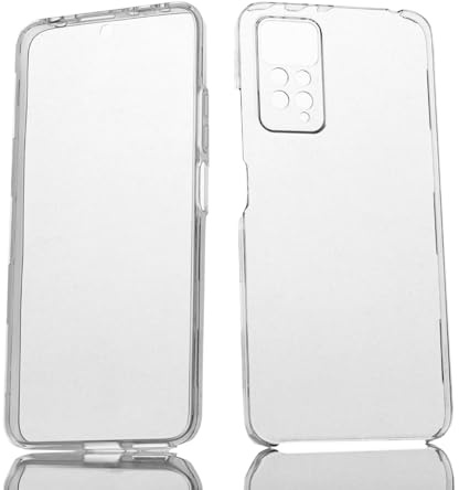 Hülle für Xiaomi Redmi Note 11 Pro 360 Grad Transparent Silikon Schutzhülle Durchsichtig Beide Seiten Doppelseitig Full Body Vorne und Hinten Stoßfest Case (Xiaomi Redmi Note 11 Pro)