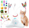 18 PCS Interaktives Automatisches Schmetterling Katzenspielzeug Mit Kätzchen Spielbälle für Hauskatzen Erwachsene - 18 Pack Geschenk