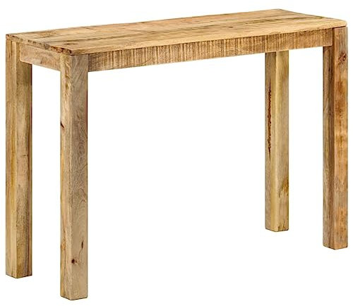 Table console 110x35x76 cm Bois de manguier brut