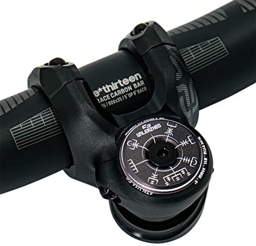 unleazhed Top Cap |A-Head Kappe AL01| Styling für Dein Mountainbike | Made in Germany