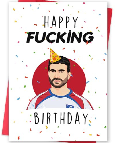 BENNLOOS Humorous Roy Kent Birthday Card for Him Her, Rude Ted Lasso TV Show for TV Fans, Special Bday Card Gifts with Envelope