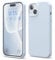 elago Liquid Silicone Case Compatible with iPhone 15 Case, Premium Silicone, Full Body Protective Cover [4 Layer Shockproof Structure], Anti-Scratch Soft Microfiber Lining (Light Blue)
