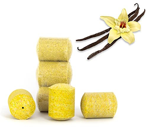Presskuchen Plankton Ölkuchen Fischköder zum Angeln Angelfutter Lockfutter Makuschatnik-Futterkorb Vanille